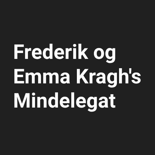 Fredrik og Emma Kragh's Mindelegat Logo